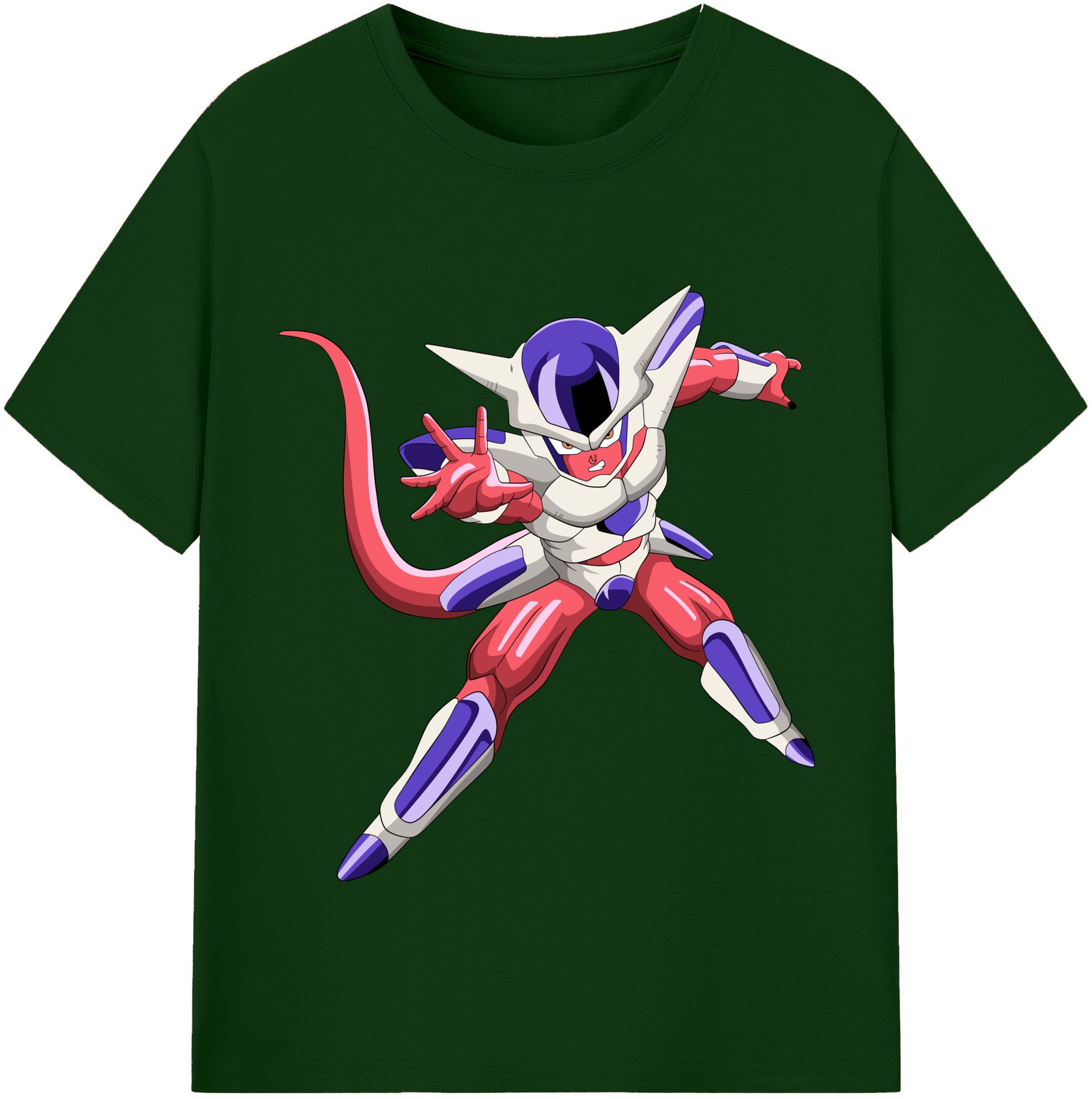 （画像用） ドラゴンボール フリーザ DRAGON BALL Frieza 綿100％半袖Tシャツ（フロントプリント）